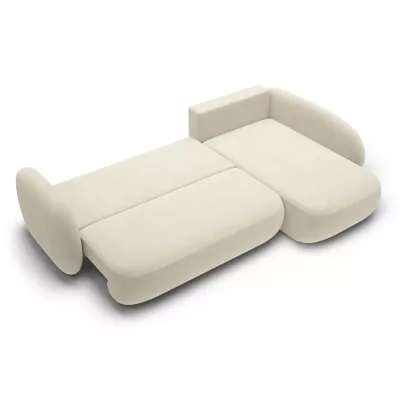 Rozkládací rohová sedačka COBOURG 2 - béžová, pravý roh