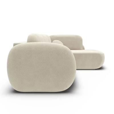 Rozkládací rohová sedačka COBOURG 2 - béžová, pravý roh