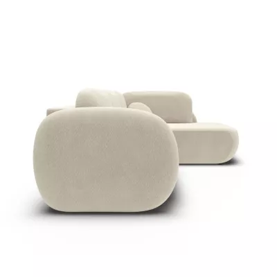 Rozkládací rohová sedačka COBOURG 2 - béžová, pravý roh