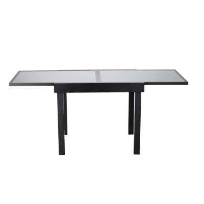 Rozkládací zahradní stůl PATRICIO - šedý