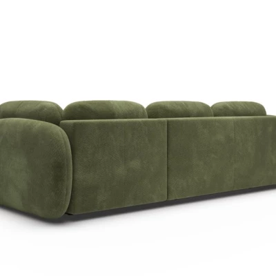 Rozkládací rohová sedačka COBOURG 2 - zelená, pravý roh