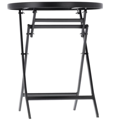 Malý zahradní stůl ARIANA - černý