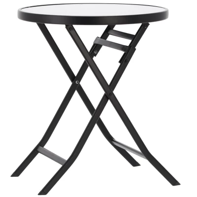 Malý zahradní stůl ARIANA - černý