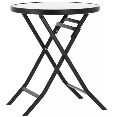 Malý zahradní stůl ARIANA - černý