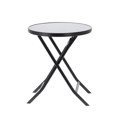 Malý zahradní stůl ARIANA - černý