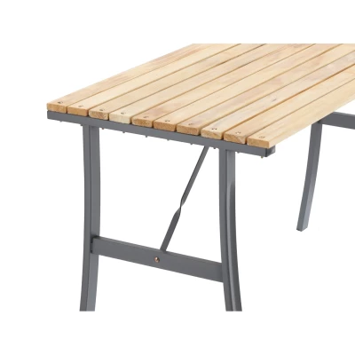 Zahradní stůl LAIMA - hnědý / šedý