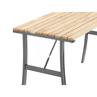 Zahradní stůl LAIMA - hnědý / šedý