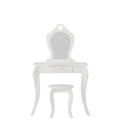 Dětský toaletní stolek se stoličkou MADOX - bílý