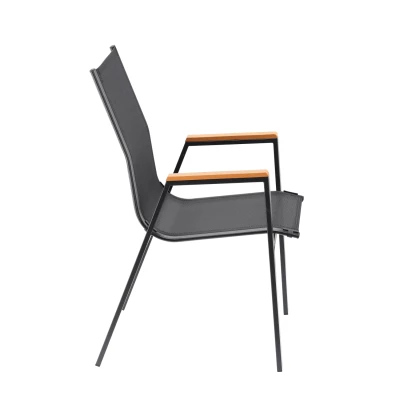 Zahradní židle TESS - černá