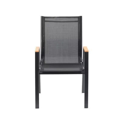 Zahradní židle TESS - černá