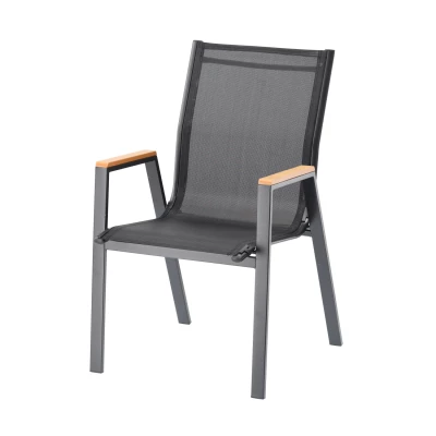 Zahradní židle TESS - černá