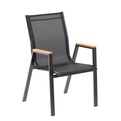 Zahradní židle TESS - černá