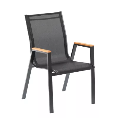 Zahradní židle TESS - černá