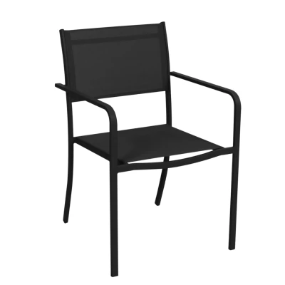 Zahradní židle ADELINE - černá