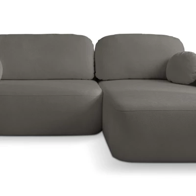 Rozkládací sedačka s úložným prostorem COBOURG 1 - grafitová, pravý roh