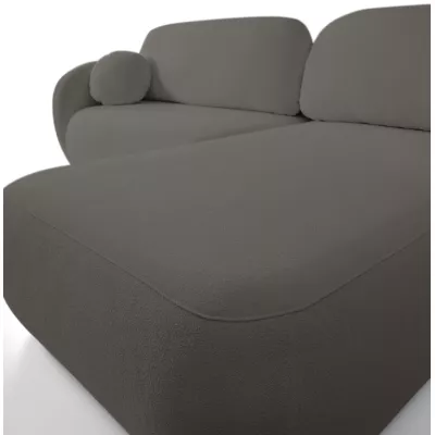 Rozkládací sedačka s úložným prostorem COBOURG 1 - grafitová, levý roh