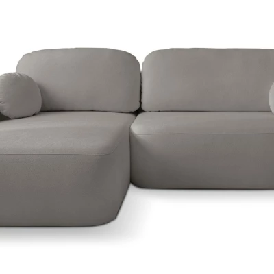 Rozkládací sedačka s úložným prostorem COBOURG 1 - tmavá šedá 2, levý roh