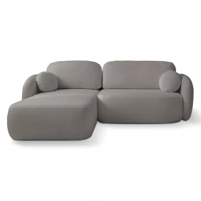 Rozkládací sedačka s úložným prostorem COBOURG 1 - tmavá šedá 2, levý roh