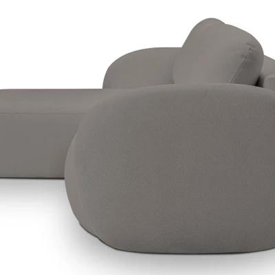 Rozkládací sedačka s úložným prostorem COBOURG 1 - tmavá šedá 2, levý roh