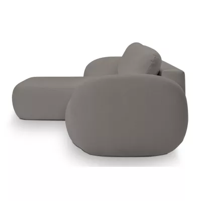 Rozkládací sedačka s úložným prostorem COBOURG 1 - tmavá šedá 2, levý roh