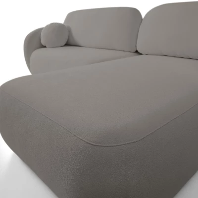 Rozkládací sedačka s úložným prostorem COBOURG 1 - tmavá šedá 2, levý roh