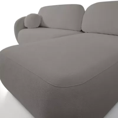 Rozkládací sedačka s úložným prostorem COBOURG 1 - tmavá šedá 2, levý roh