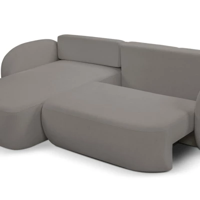 Rozkládací sedačka s úložným prostorem COBOURG 1 - tmavá šedá 2, levý roh