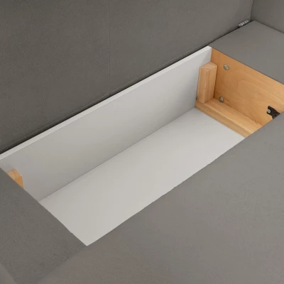 Rozkládací sedačka s úložným prostorem COBOURG 1 - tmavá šedá 2, levý roh