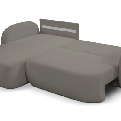 Rozkládací sedačka s úložným prostorem COBOURG 1 - tmavá šedá 2, levý roh