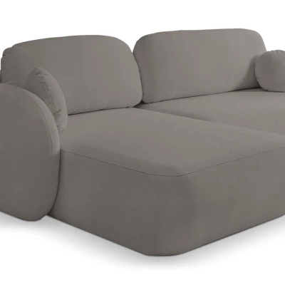 Rozkládací sedačka s úložným prostorem COBOURG 1 - tmavá šedá 2, levý roh