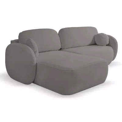 Rozkládací sedačka s úložným prostorem COBOURG 1 - tmavá šedá 2, levý roh