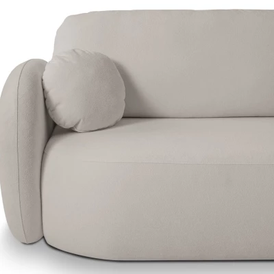 Rozkládací sedačka s úložným prostorem COBOURG 1 - světlá šedá 2, pravý roh