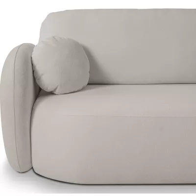 Rozkládací sedačka s úložným prostorem COBOURG 1 - světlá šedá 2, pravý roh