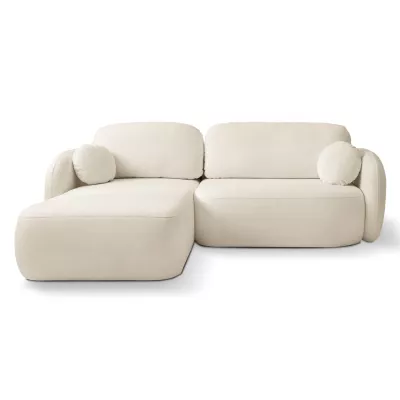 Rozkládací sedačka s úložným prostorem COBOURG 1 - ecru, levý roh