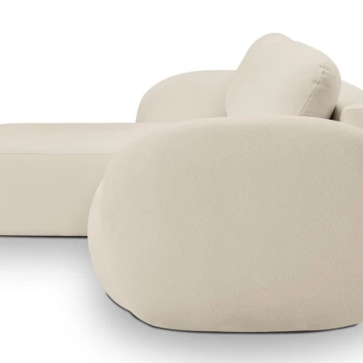 Rozkládací sedačka s úložným prostorem COBOURG 1 - ecru, levý roh