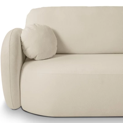 Rozkládací sedačka s úložným prostorem COBOURG 1 - ecru, levý roh