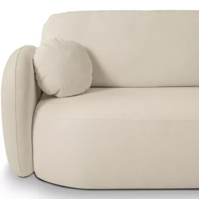 Rozkládací sedačka s úložným prostorem COBOURG 1 - ecru, levý roh