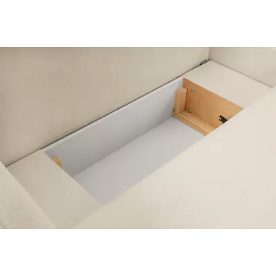 Rozkládací sedačka s úložným prostorem COBOURG 1 - ecru, levý roh