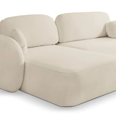 Rozkládací sedačka s úložným prostorem COBOURG 1 - ecru, levý roh