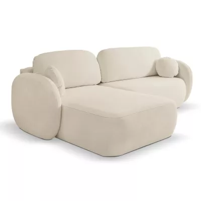 Rozkládací sedačka s úložným prostorem COBOURG 1 - ecru, levý roh