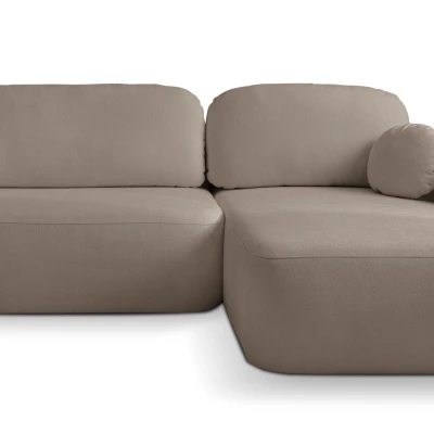 Rozkládací sedačka s úložným prostorem COBOURG 1 - latte, pravý roh