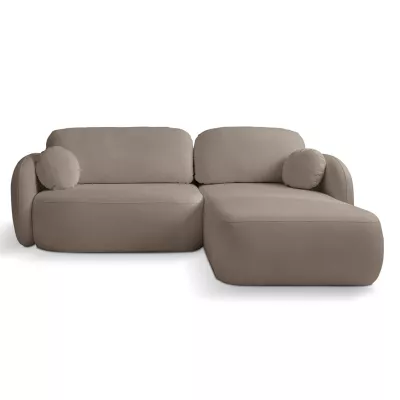 Rozkládací sedačka s úložným prostorem COBOURG 1 - latte, pravý roh