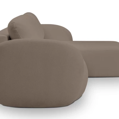 Rozkládací sedačka s úložným prostorem COBOURG 1 - latte, pravý roh