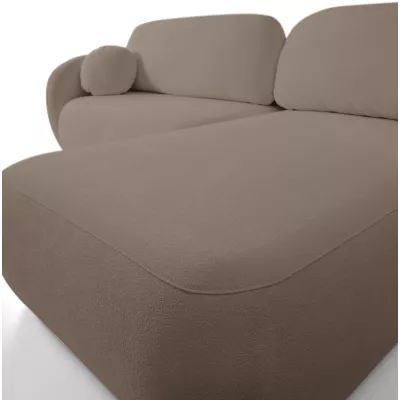 Rozkládací sedačka s úložným prostorem COBOURG 1 - latte, pravý roh