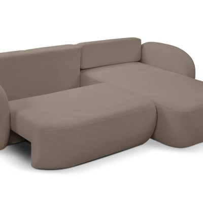 Rozkládací sedačka s úložným prostorem COBOURG 1 - latte, pravý roh