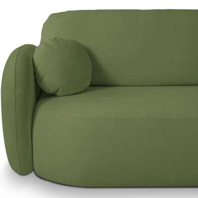 Rozkládací sedačka s úložným prostorem COBOURG 1 - zelená, pravý roh