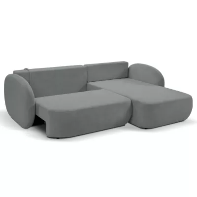 Rozkládací sedačka s úložným prostorem COBOURG 1 - tmavá šedá 1, pravý roh