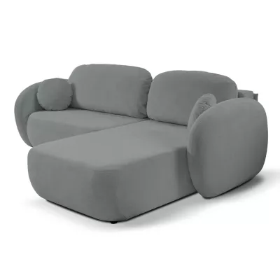 Rozkládací sedačka s úložným prostorem COBOURG 1 - tmavá šedá 1, pravý roh