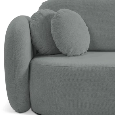 Rozkládací sedačka s úložným prostorem COBOURG 1 - tmavá šedá 1, pravý roh