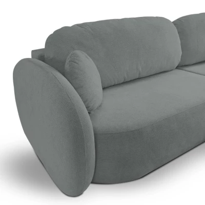 Rozkládací sedačka s úložným prostorem COBOURG 1 - tmavá šedá 1, pravý roh